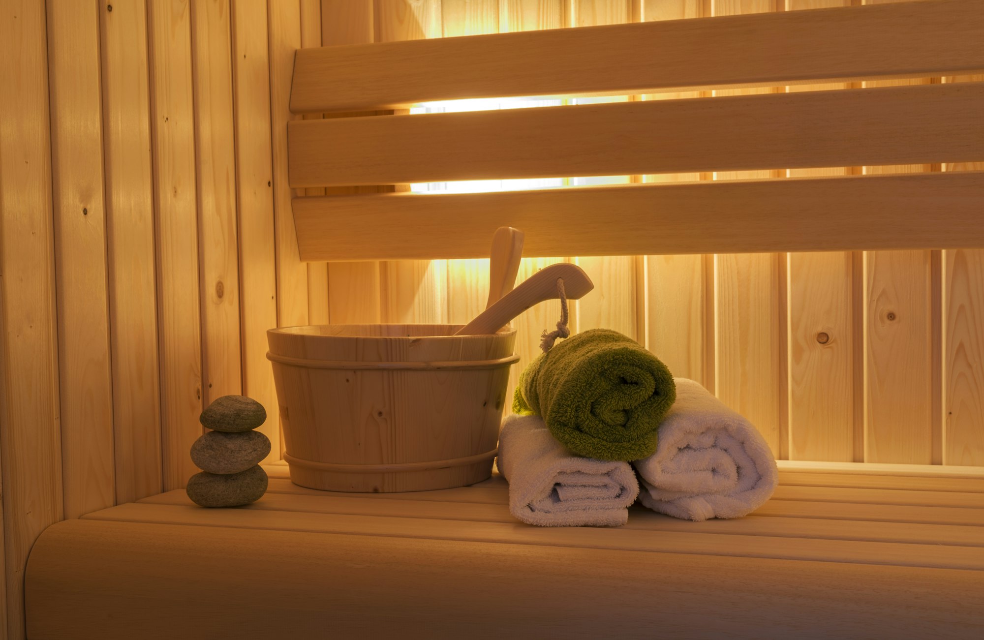 sauna interior